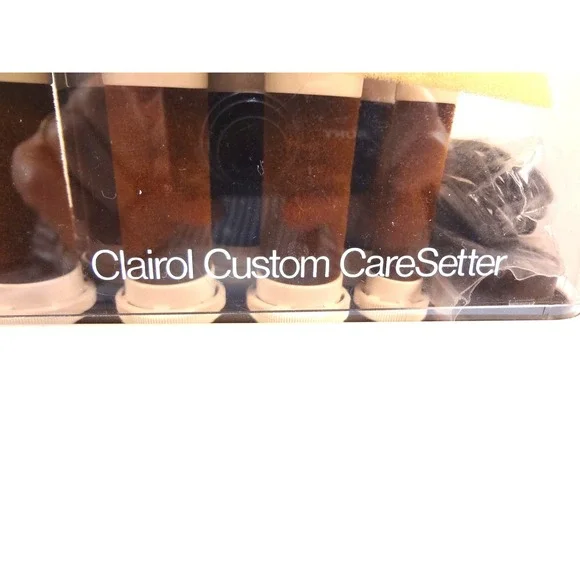 Vintage Clairol Custom CareSetter Electric Hot Rollers 20 Velvet Flocked Set - Picture 2 of 4